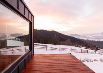 A home in the mountains.