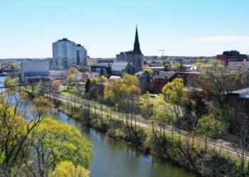 Scenic view of Guelph, Ontario.