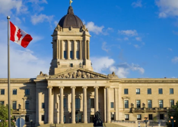 A government building in Winnipeg