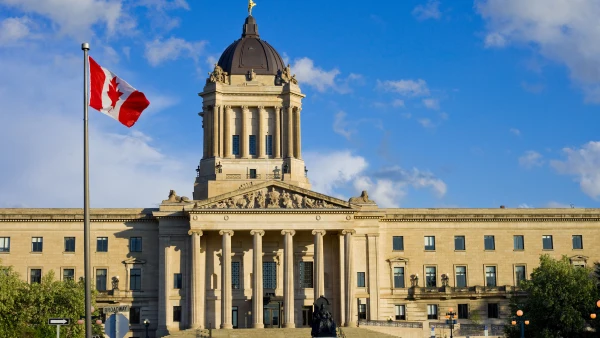 A government building in Winnipeg