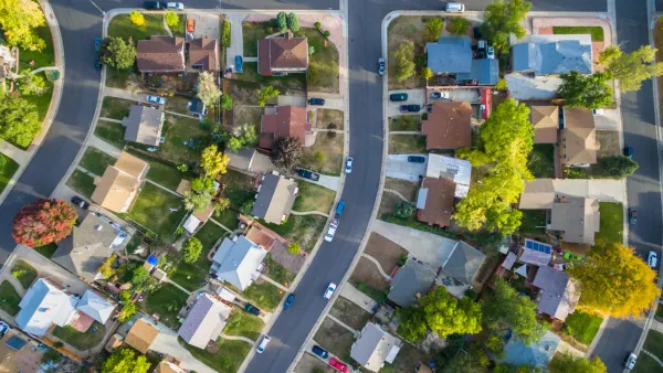 Skyview of a neighbourhood