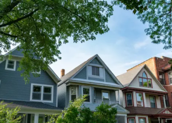 A row of houses