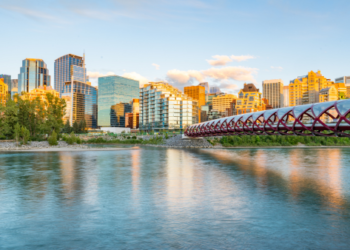 Skyline of Alberta.