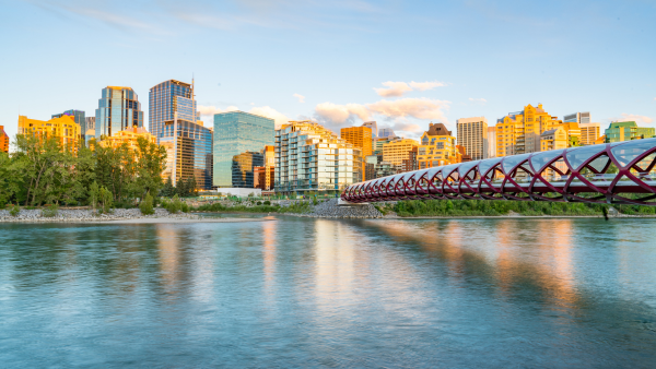 Skyline of Alberta.