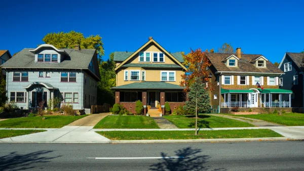 A neighborbood of homes