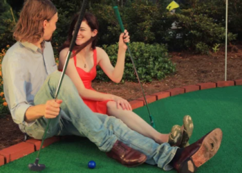 Mini golf date.