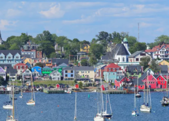 Scenic view of Lunenburg