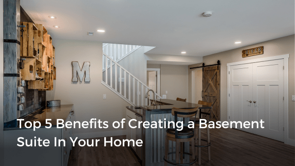 Image showcasing basement suite benefits