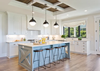 A modern bright kitchen