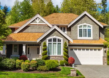 A exterior shot of a nice home