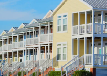 A row of houses