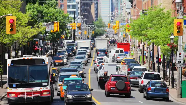 Traffic in Toronto