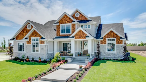 A large beautiful home