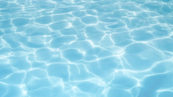 A picture of pool water