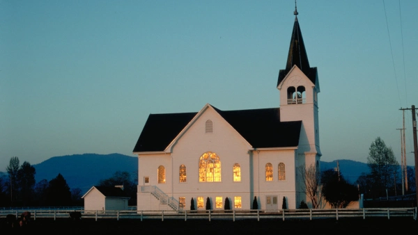 A church