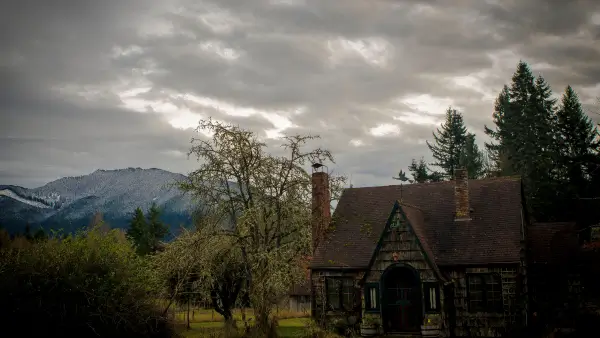 An eerie home.