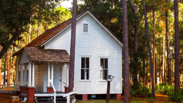 A schoolhouse.