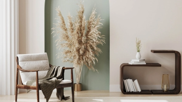 Shot of modern decor in living room