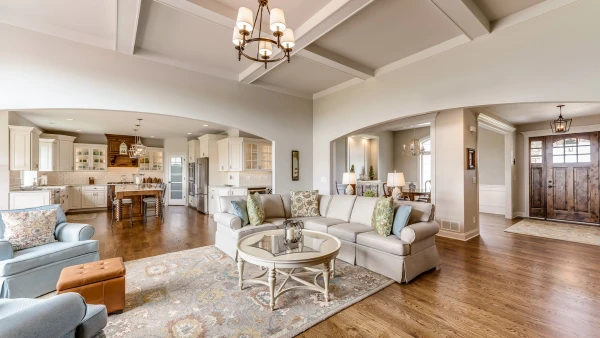 Open floor plan.
