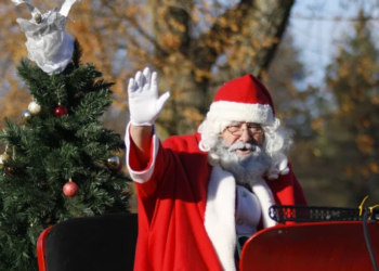 Santa parade.