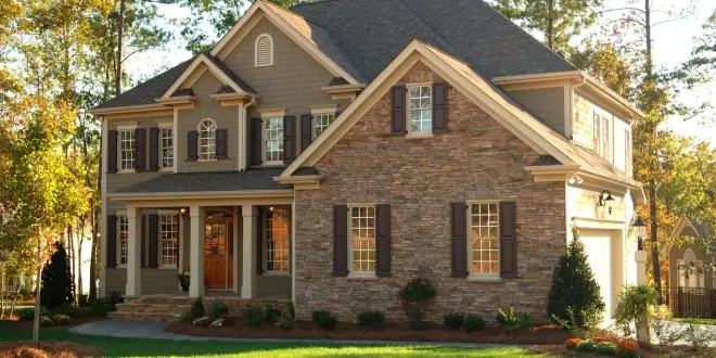 the exterior of a home