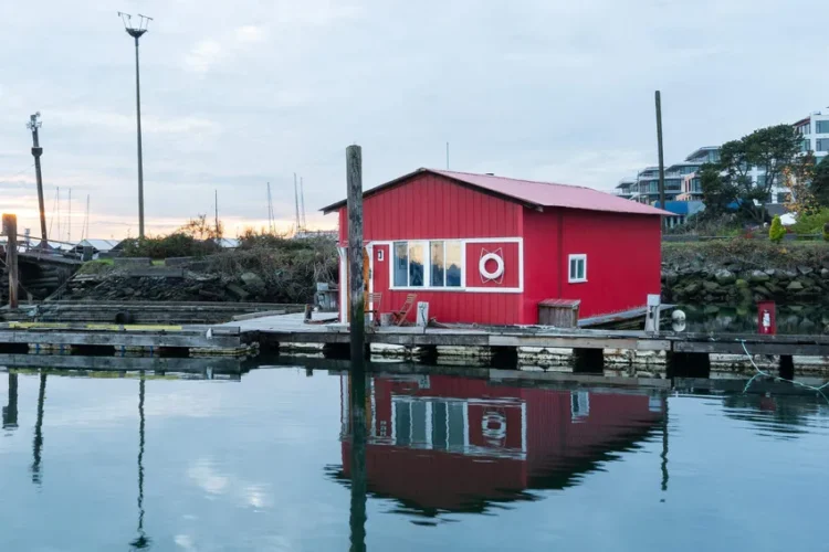 A float home for sale in BC