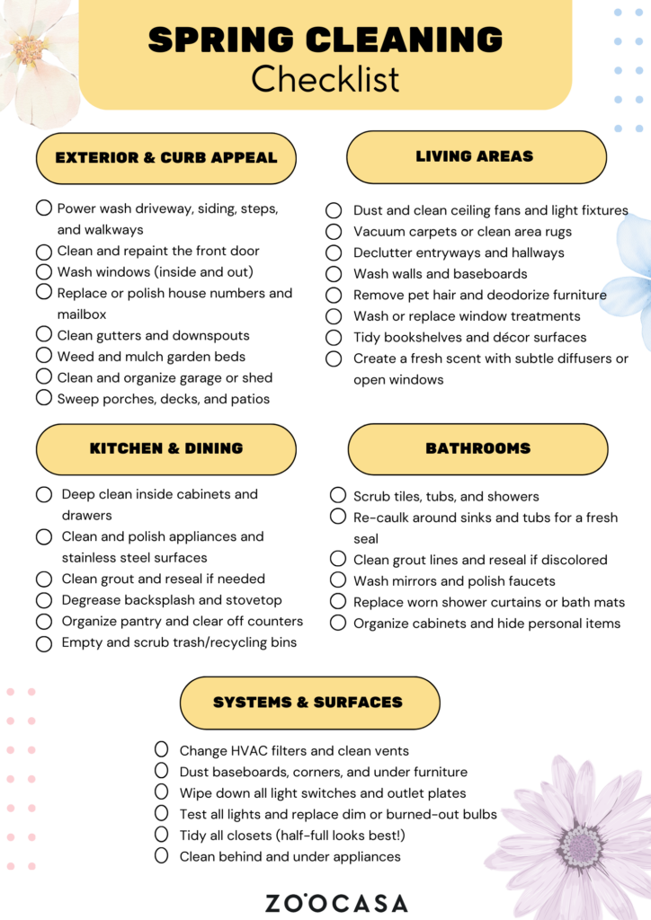 Spring Cleaning Checklist