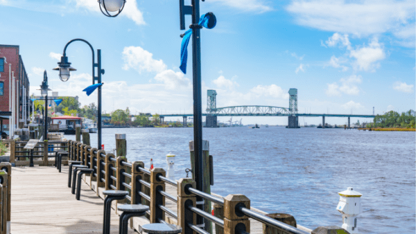View of the Wilmington boardwalk
