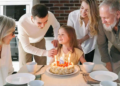 grandparents and parents with young child