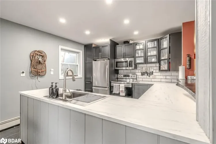 A modern kitchen