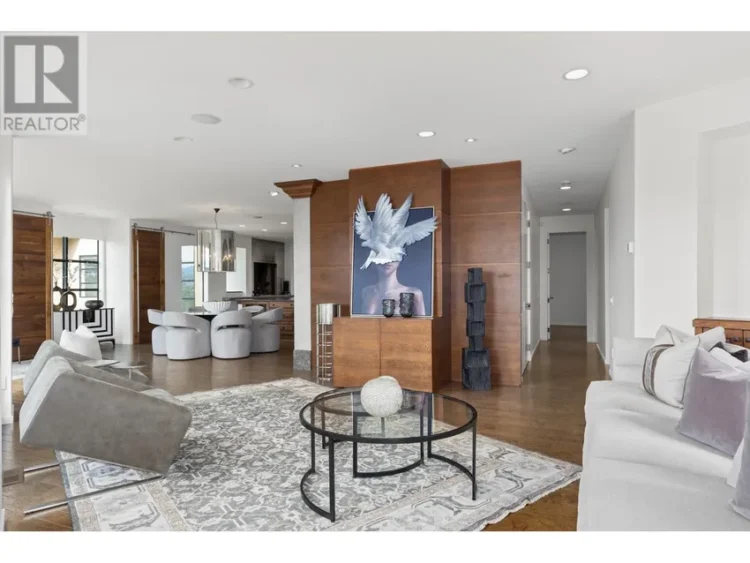A modern living room.