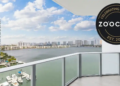 Condo balcony overlooking the water