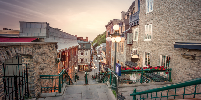 The Old Town in Quebec City