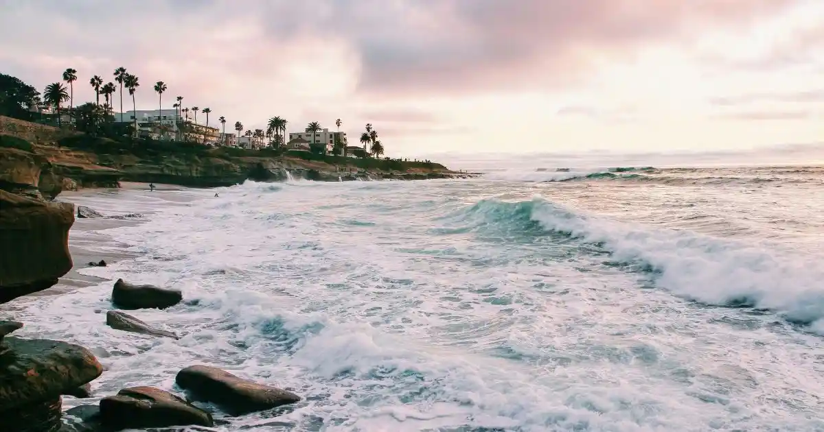 san diego beach sunset