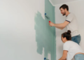 painting a wall