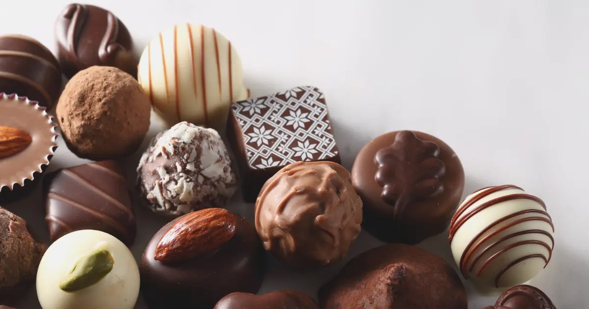 variety of chocolates