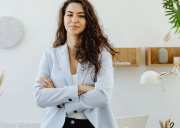 business woman in office