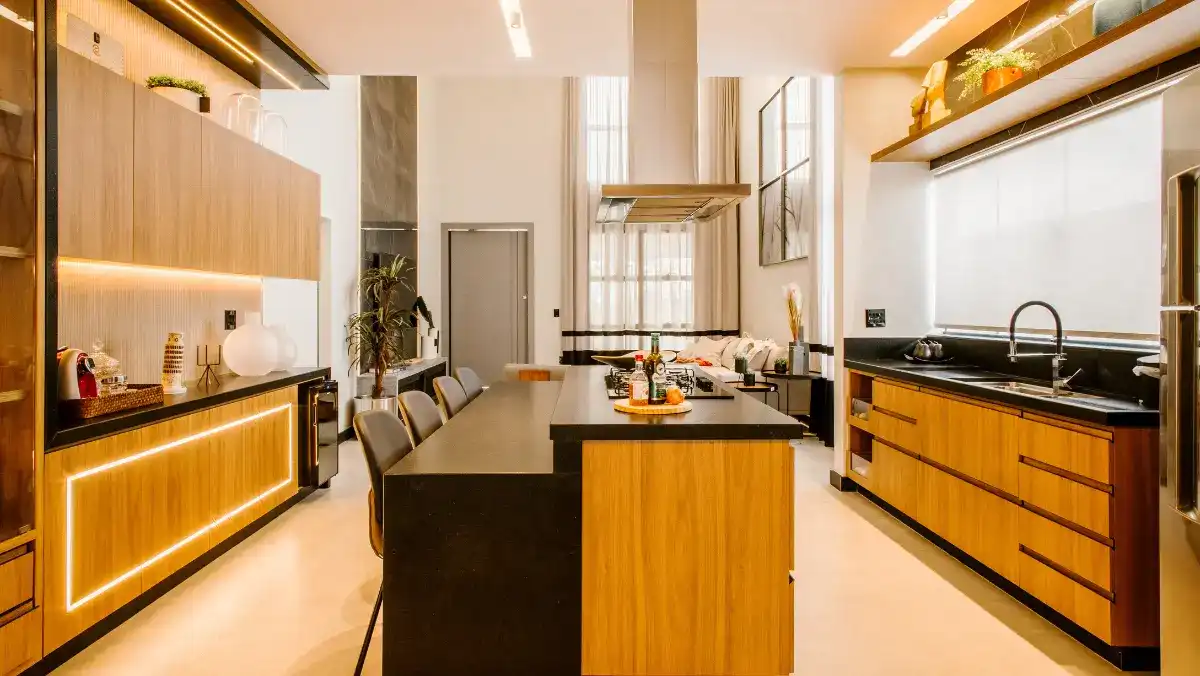 A luxury kitchen.