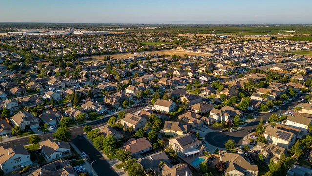 birdseye view of manteca